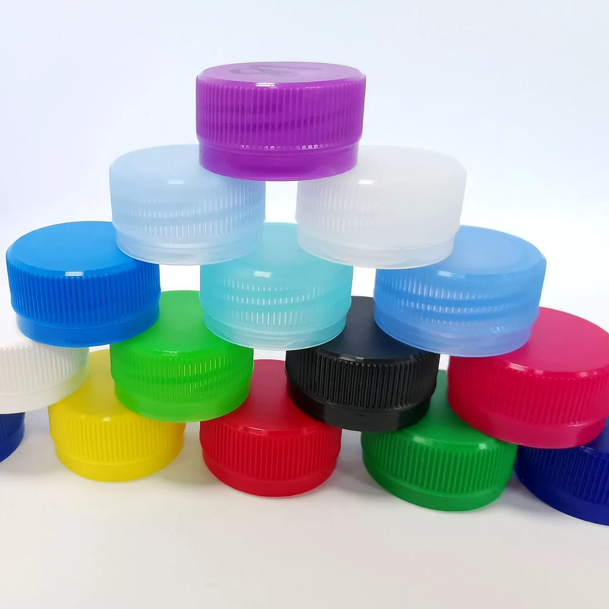 Custom Plastic Screw Caps for 200ml, 500ml & 1 Litre Bottles