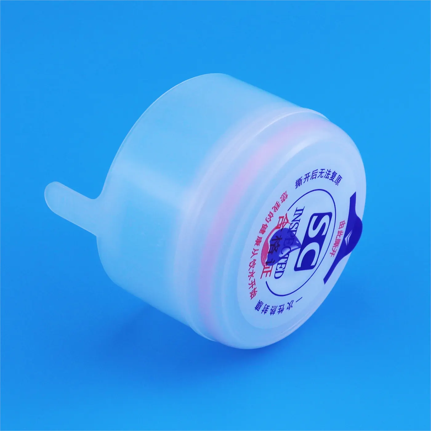 One-time use 5 gallon bottle cap with pull detail thumbnail 4
