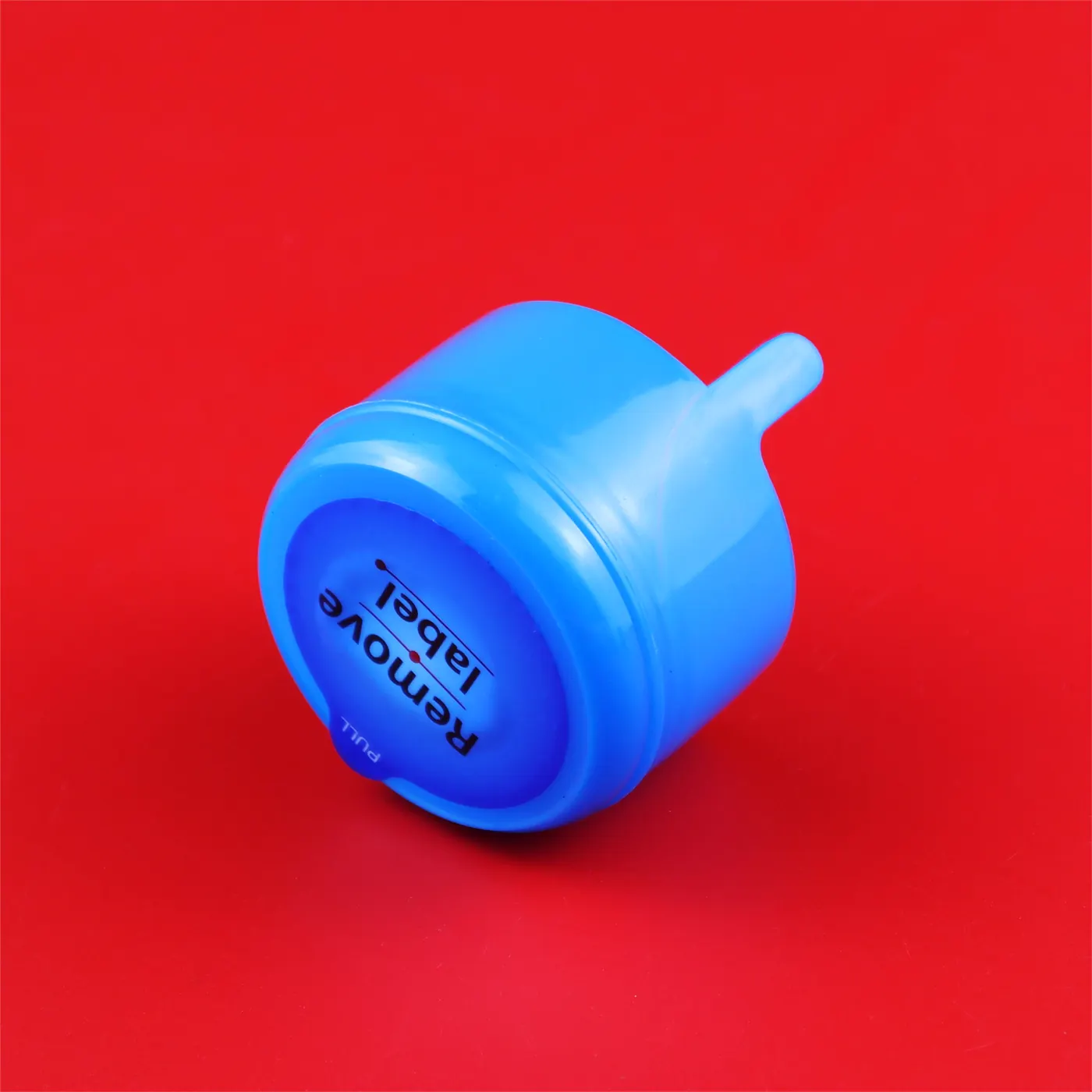 Photo of Blue reusable water bottle cap option