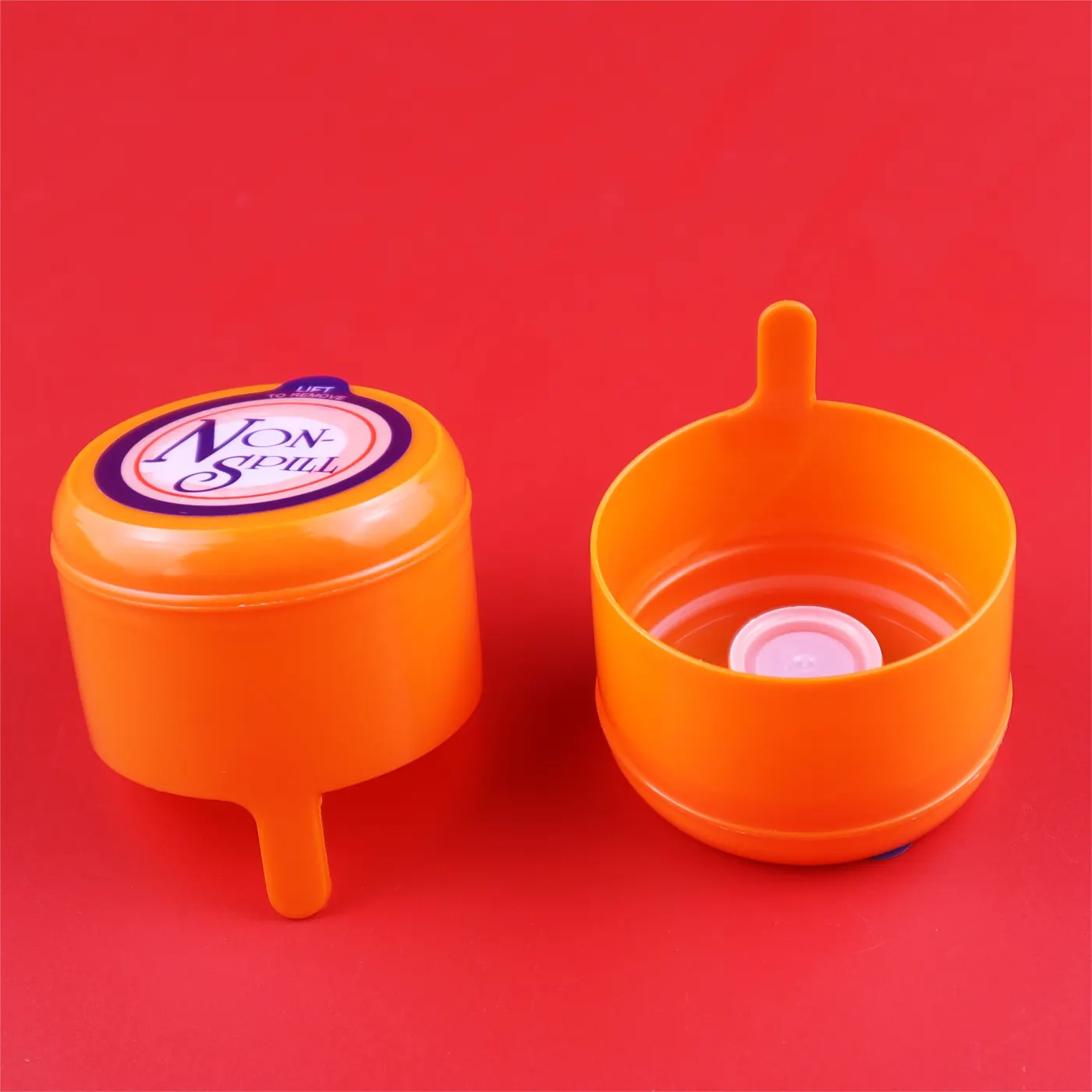 Orange bottle cap sealing leak proof thumbnail 3